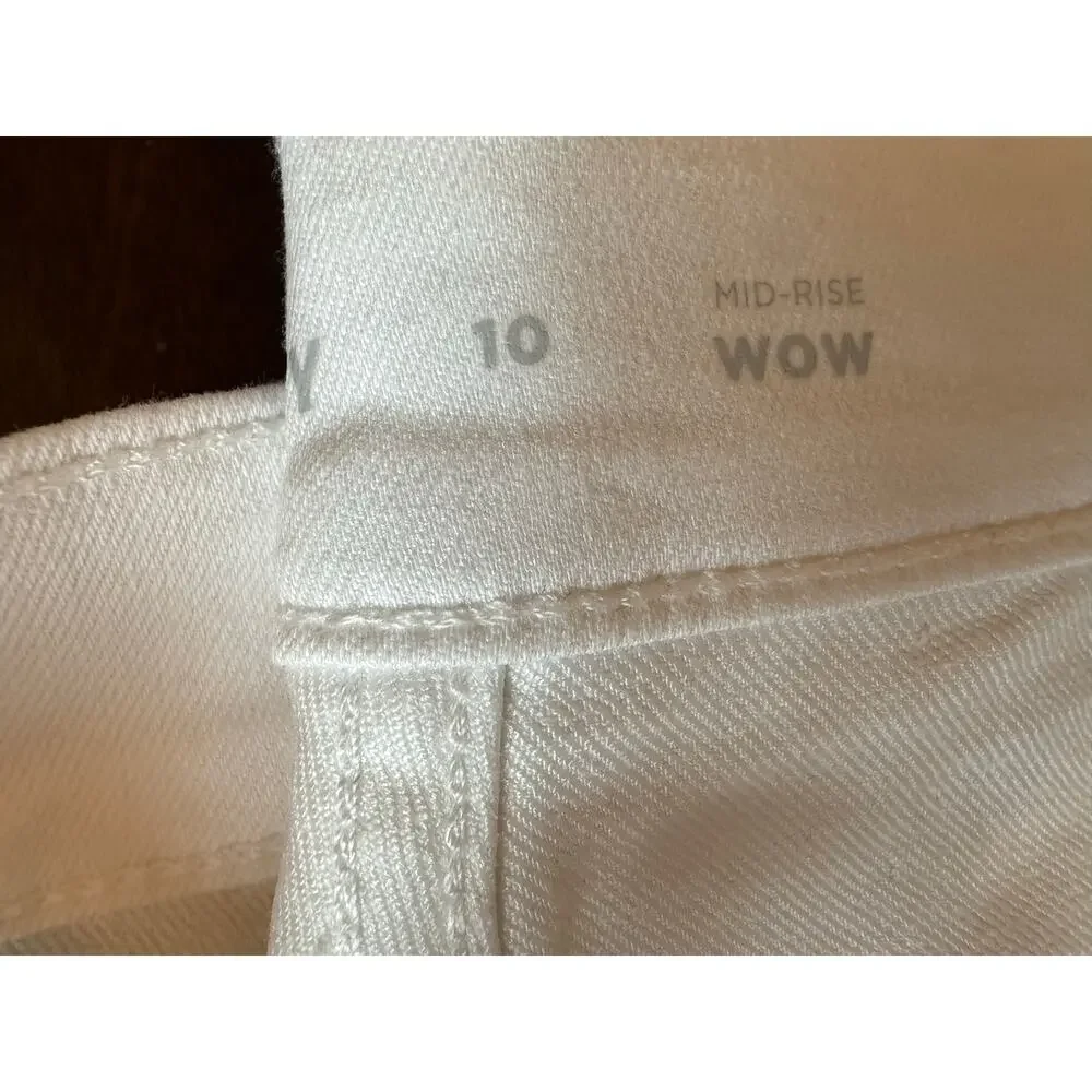 Lot of 3 Old Navy High Rise Pixie Shorts Sze 10 L White Summer Casual Travel NWT - Picture 11 of 13